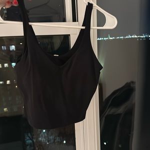 Black lululemon align tank top in size 4